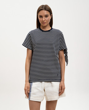 JW Anderson Blue striped T-shirt JT0334PG1946