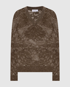 Brunello Cucinelli Khaki wool pullover MFA790102