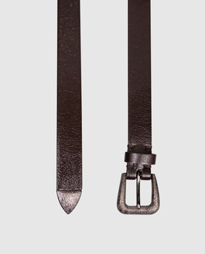 Brunello Cucinelli Brown leather belt M0TROC266