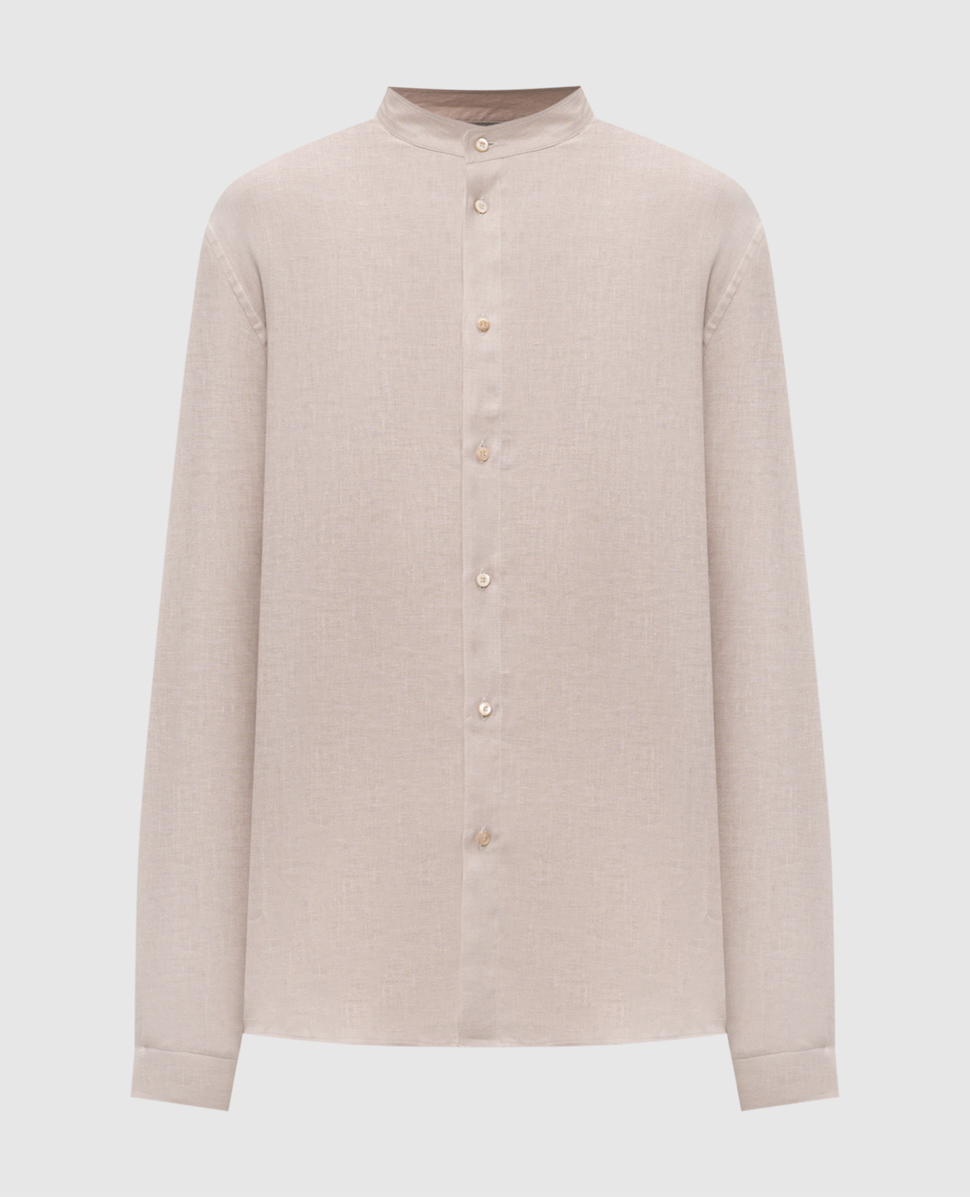 Beige linen shirt Brunello Cucinelli