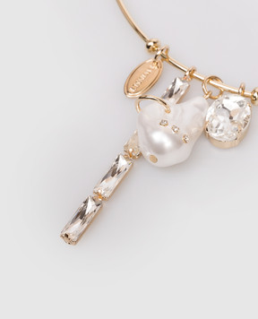 Twinset Golden necklace with pendants 261TA4050