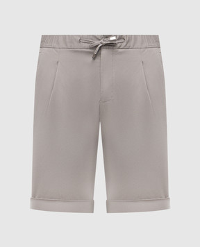 Enrico Mandelli Grey shorts with lapels GYMSHO5653