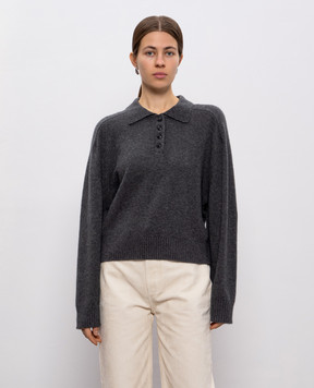 Loulou de Saison HOMERE gray cashmere sweater HOMERELDS