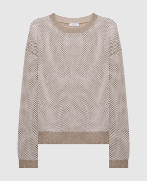 Peserico Openwork jumper with sequins A99030F129234R