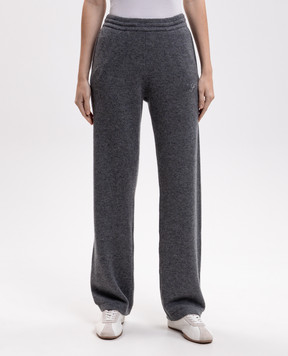 Sporty & Rich Gray cashmere and wool pants PA02782327GY34