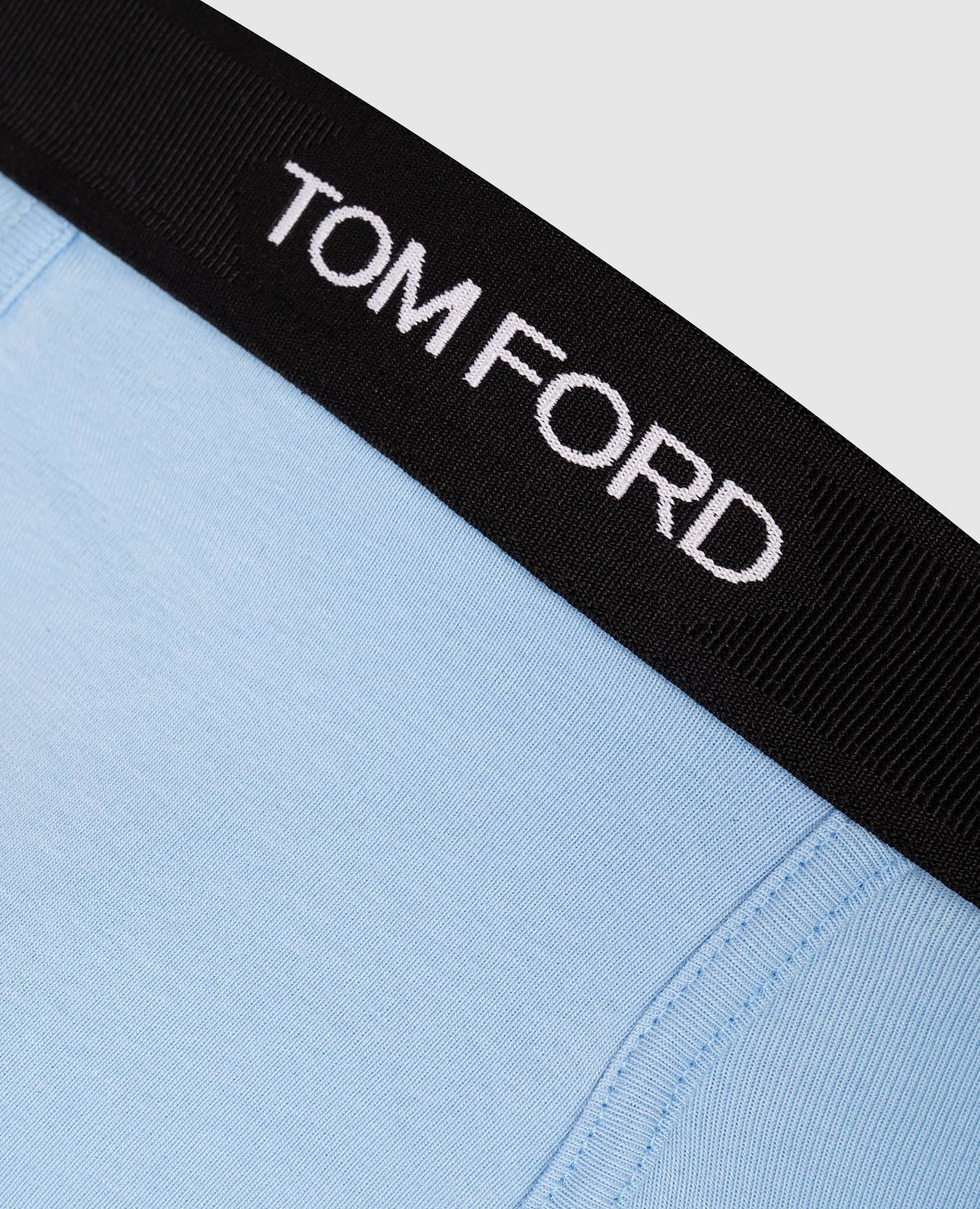 Blue boxer briefs with logo pattern Tom Ford 3