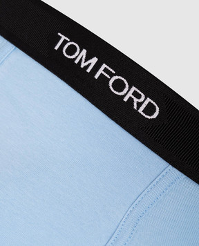 Tom Ford Blue boxer briefs with logo pattern T4LC31040