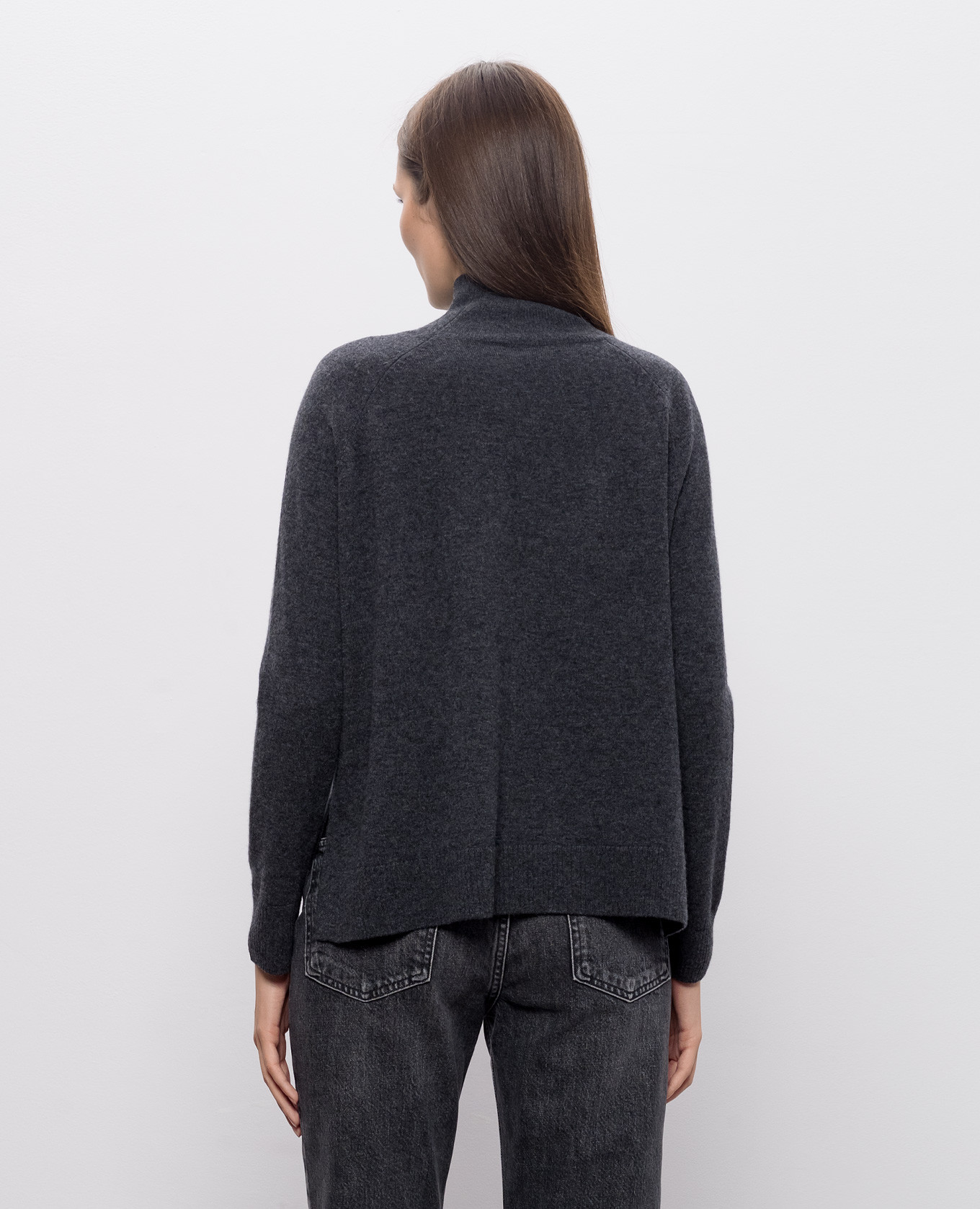 Gray ZARINA golf jacket made of wool and cashmere Max Mara Weekend 4