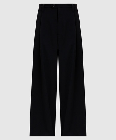 Zwarte wollen broek