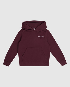 Sporty & Rich Children's burgundy insulated hoodie Syracuse WS07575325RE02
