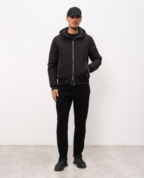 MooRER Black down jacket ONIRO ONIROSTP