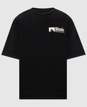 Rhude Ramatuelle International Racing black t-shirt RHPS26TT04012