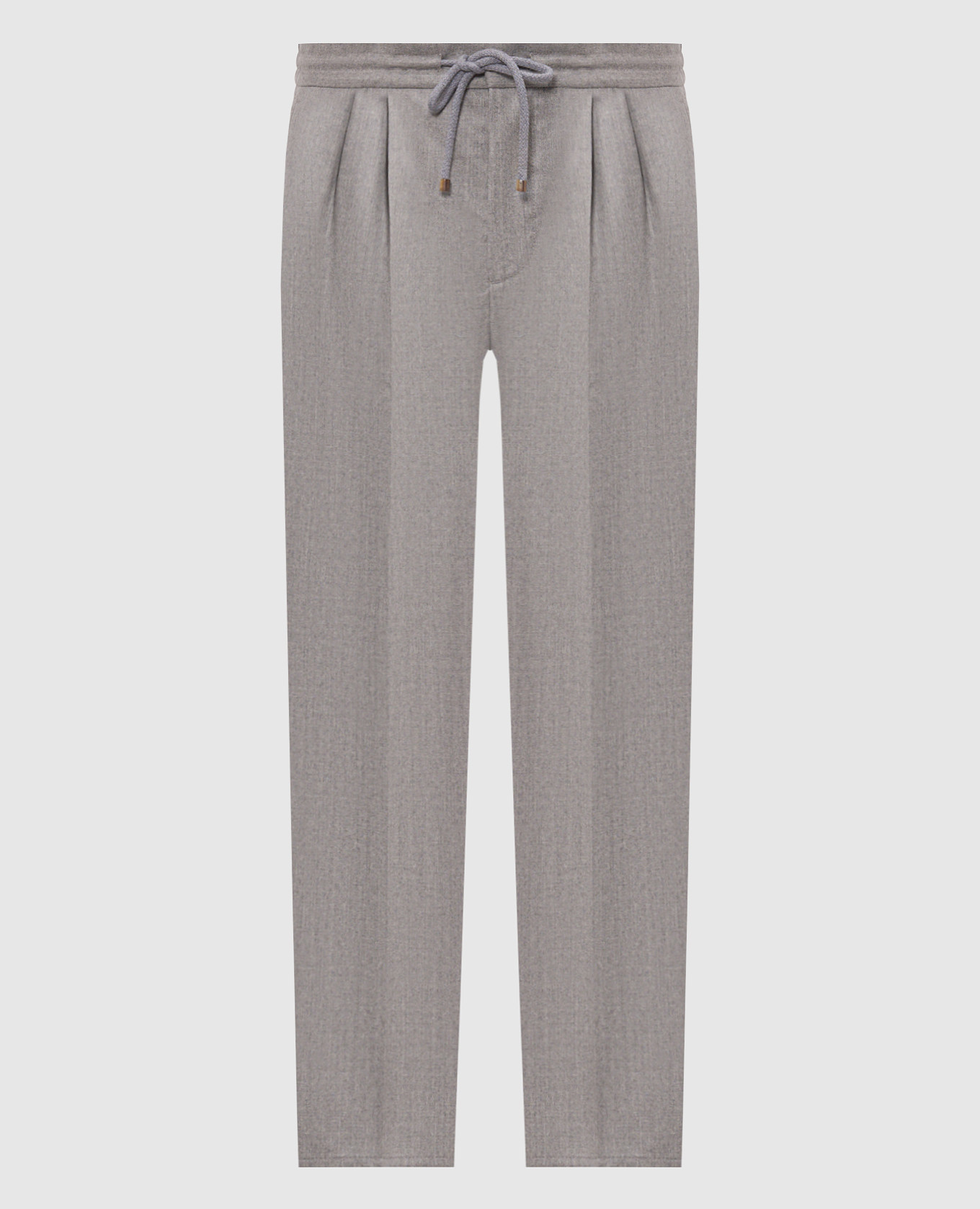Gray wool pants