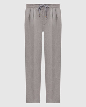 Brunello Cucinelli Gray wool pants ME226E1710