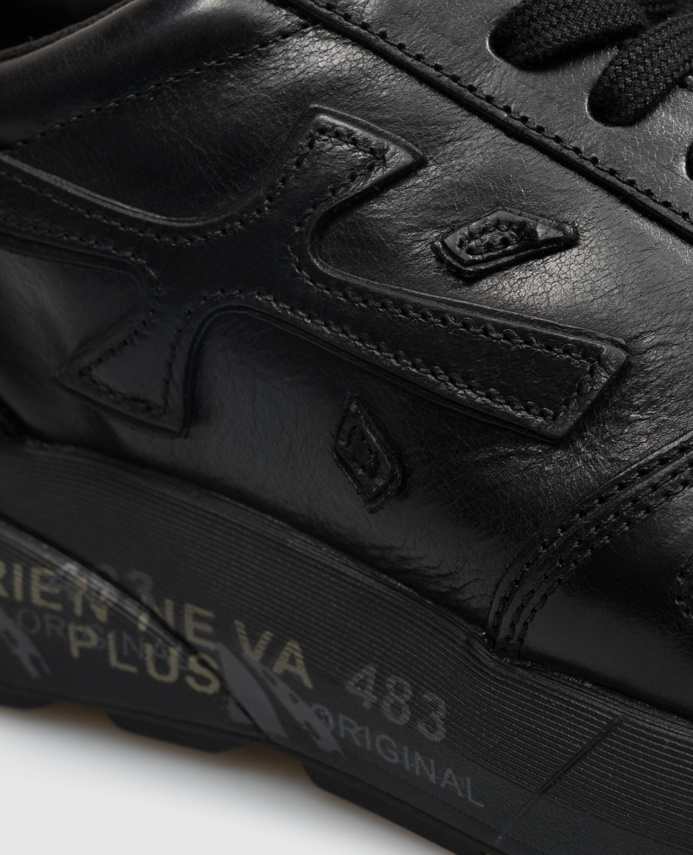 Mick black leather sneakers Premiata 5