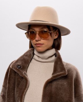 Brunello Cucinelli Beige sunglasses MOCMULTS56