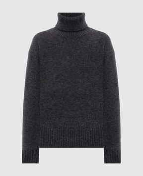 Peserico Gray sweater made of wool, silk and cashmere A99268F07K09283