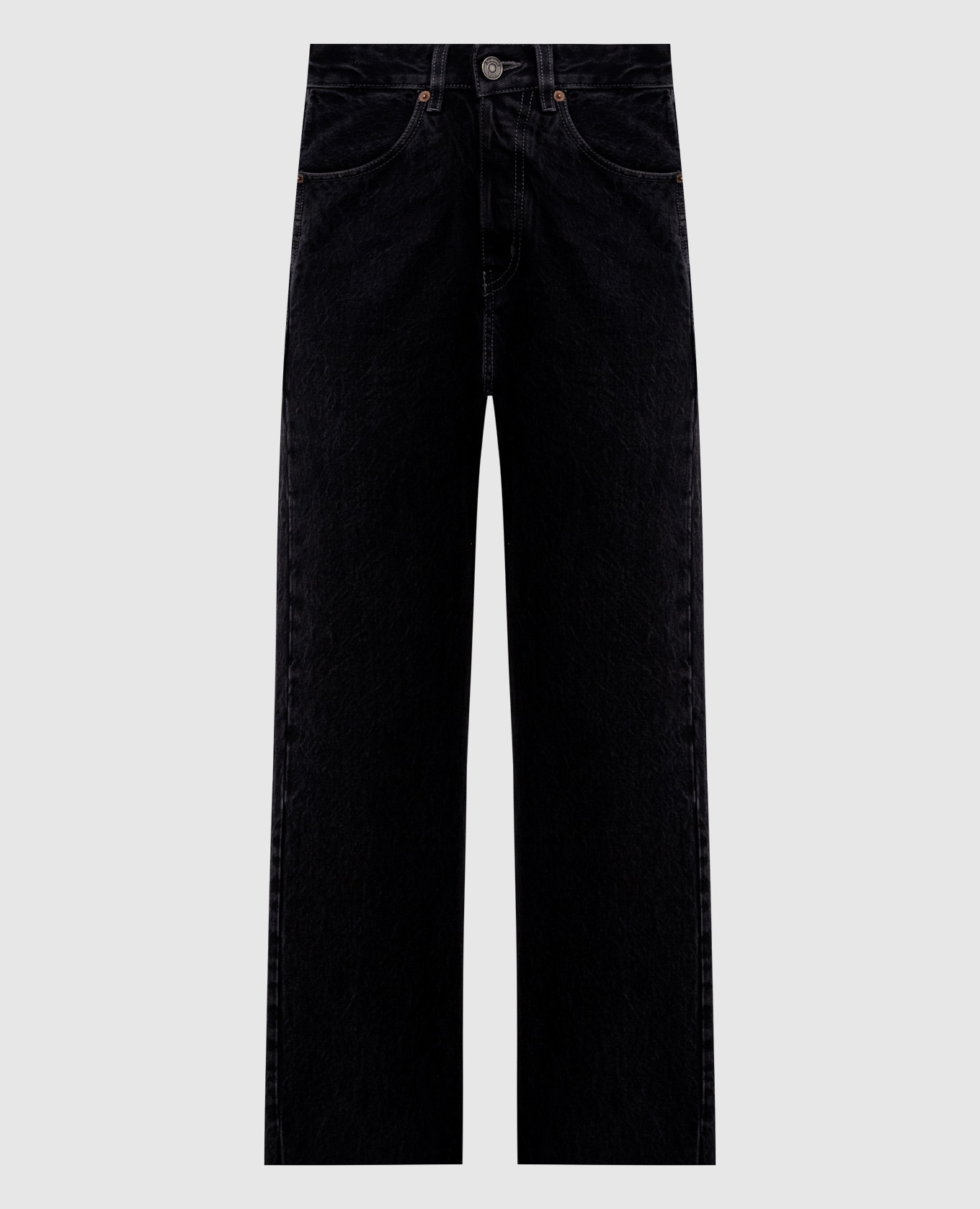 

Black 90's jeans with logo patch Saint Laurent