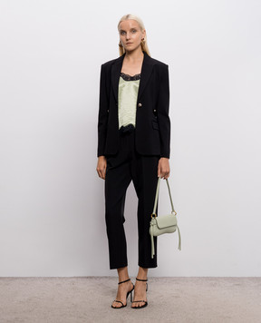 Twinset Black jacket with straps 262AP2520