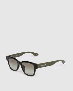 Alexander McQueen Green sunglasses with logo 852617J0749