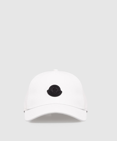 White cap with logo