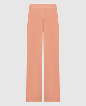Twinset Pink flared pants with logo 261TP2421