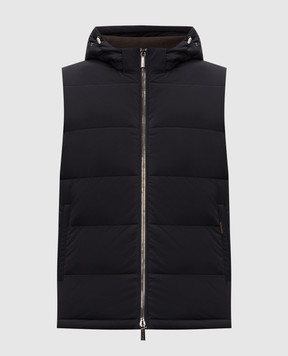 MooRER RICK blue down vest RICKKN