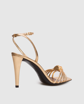 Giuseppe Zanotti Sunset Glow gold leather sandals E600073