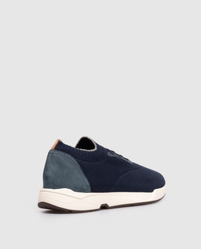 Enrico Mandelli IKNIT blue combination sneakers IKNIT25707