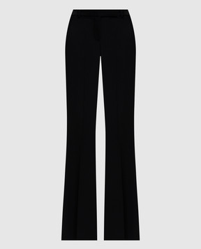 Alexander McQueen Black wool flared pants 830045QJAAC