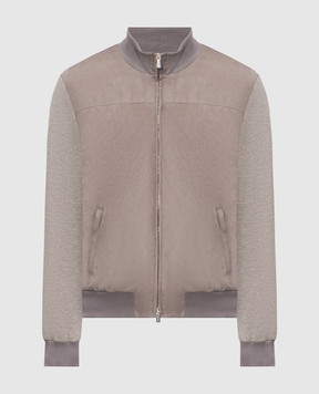 Enrico Mandelli Gray combination jacket 3T907A7405