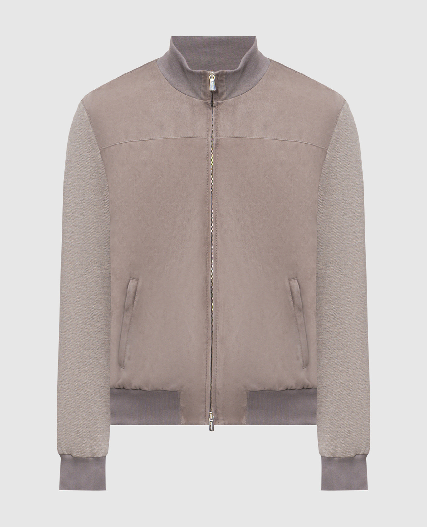 Gray combination jacket