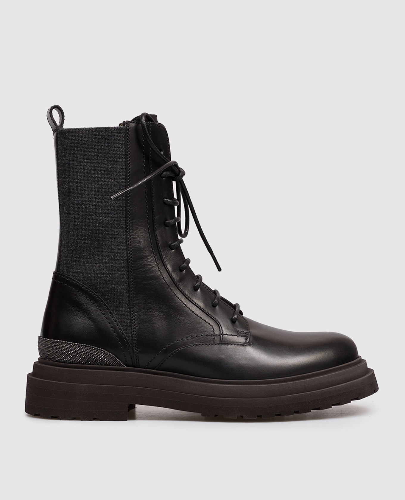 Black combination shoes