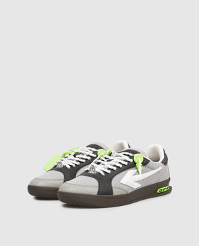 Off-White End Of Play grey combination sneakers OMIA2ALS26FAB001