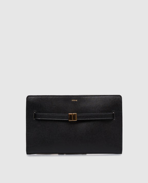 Toteme Black leather crossbody bag 261WAM0052LE0025