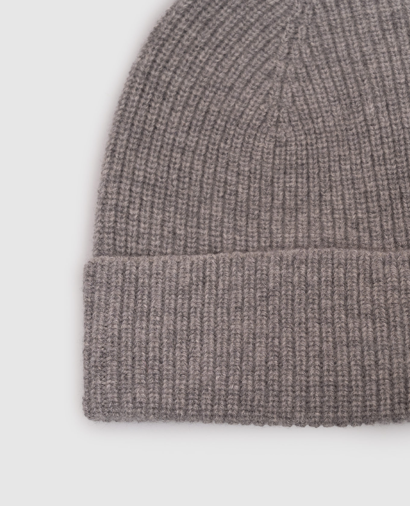 Gray wool and cashmere hat Peserico 4