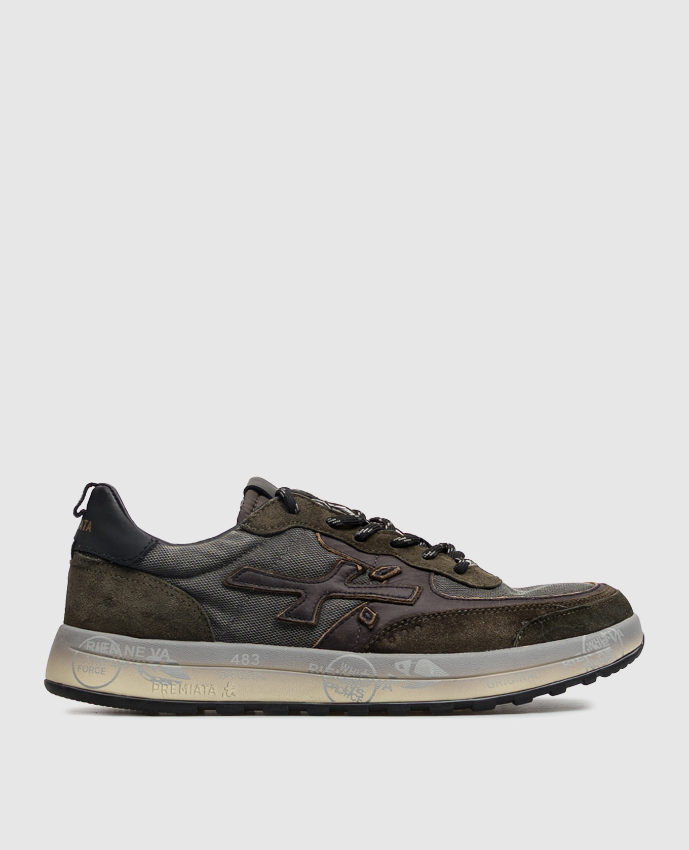 Nous khaki combination sneakers