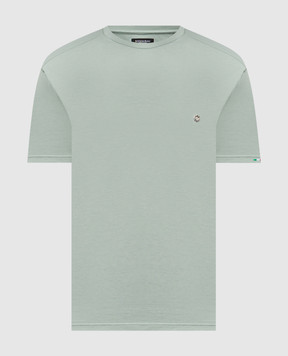 Stefano Ricci Green T-shirt with emblem MNH6104920803
