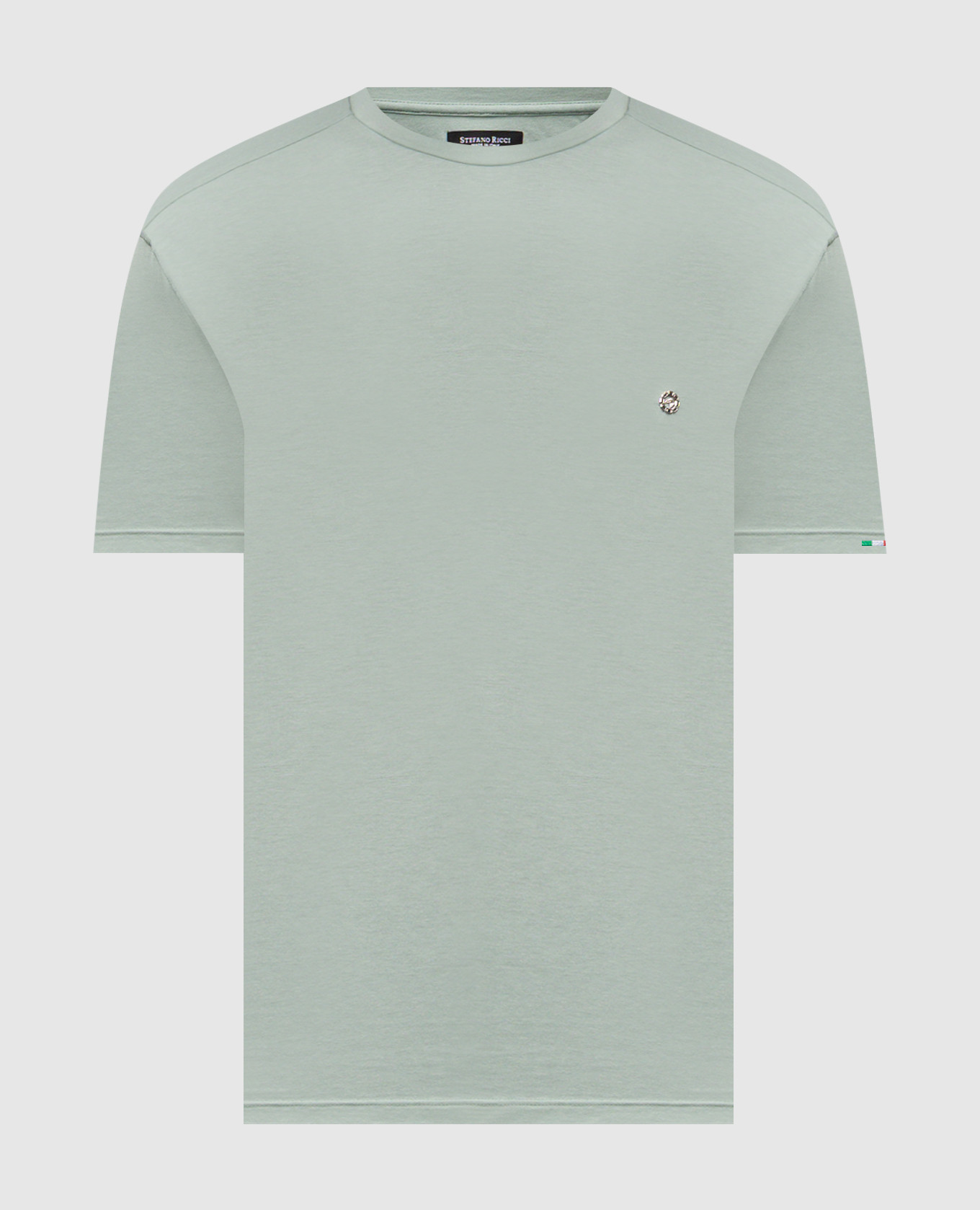 Green T-shirt with emblem