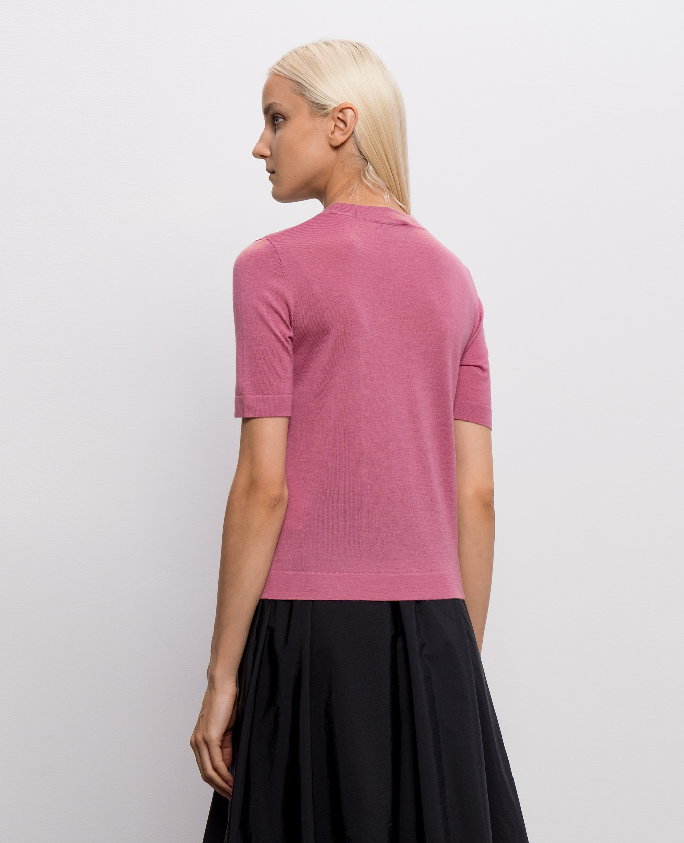Pink TAPIOCA top made of wool, silk and cashmere Max Mara Weekend 4