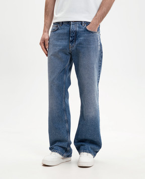 Off-White Blue jeans with Half Arrow emblem 44XYA18JS26D002