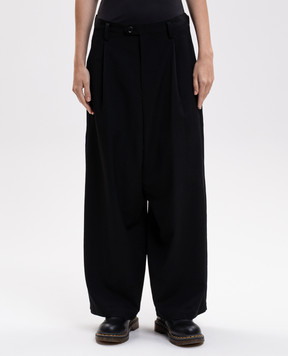 Y`S Yamamoto Black wool pants YVP09100