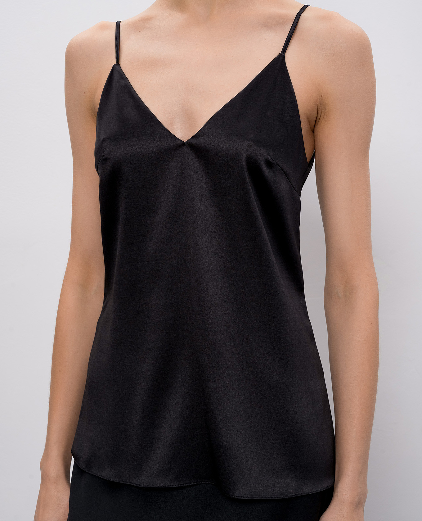 Black silk top Brunello Cucinelli 5