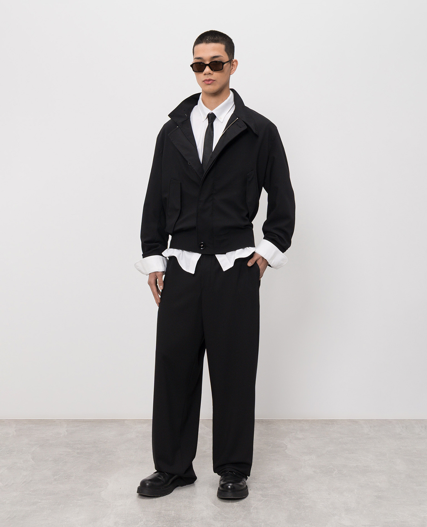 

Black wool jacket Ami Paris