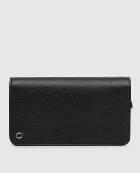 Orciani Black leather wallet SU0125MIC