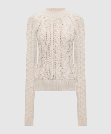 Beige cashmere sweater