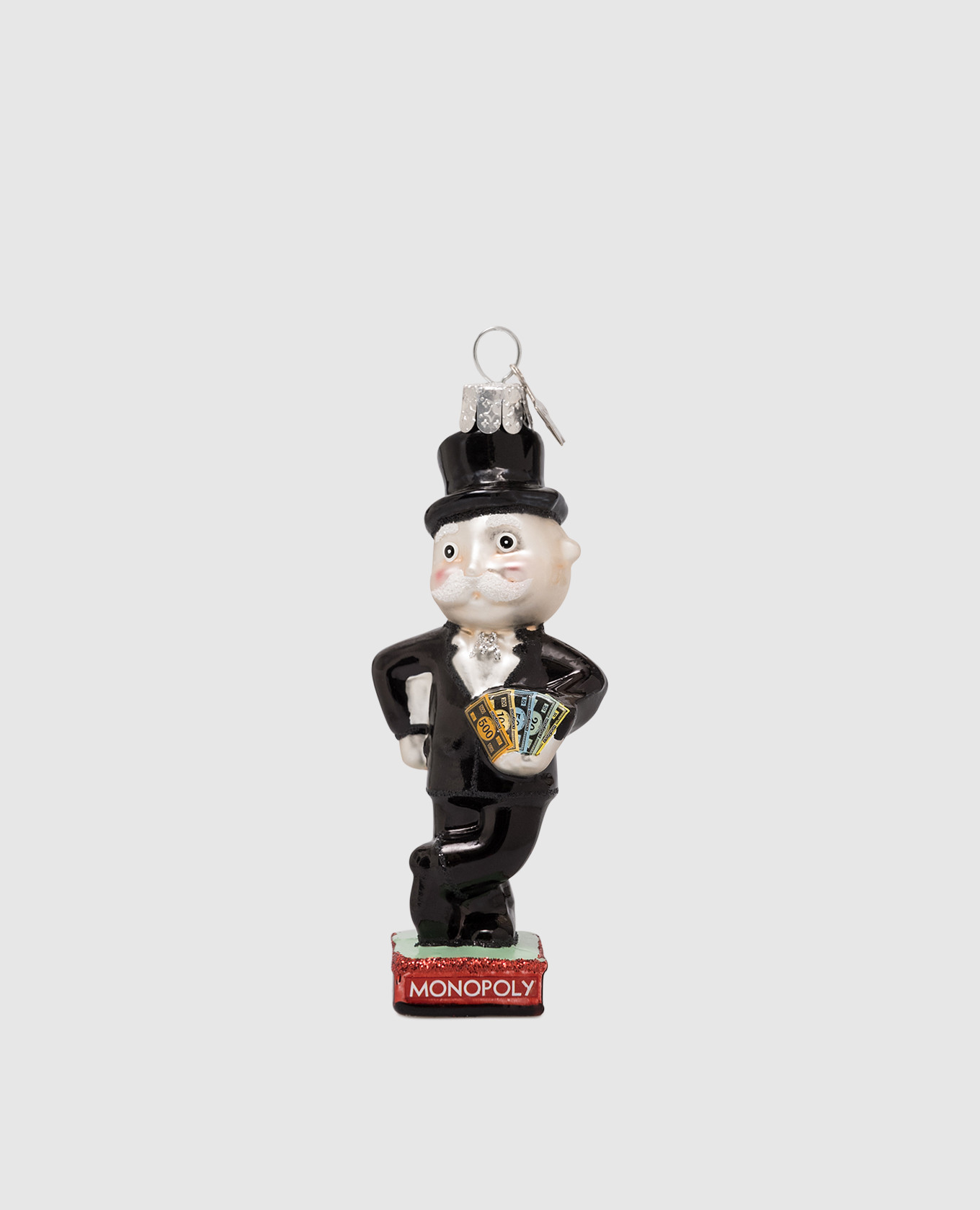 

Monopoly Rich Uncle Pennybags Christmas tree toy Vondels, Black