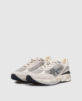 Premiata Gray combination sneakers MOERUN MOERUN