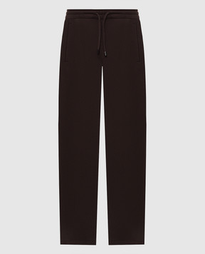 ISAIA Brown cashmere sweatpants MP0058J0420