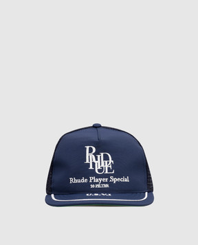 Rhude Blue cap with logo embroidery RHPS26HA01125
